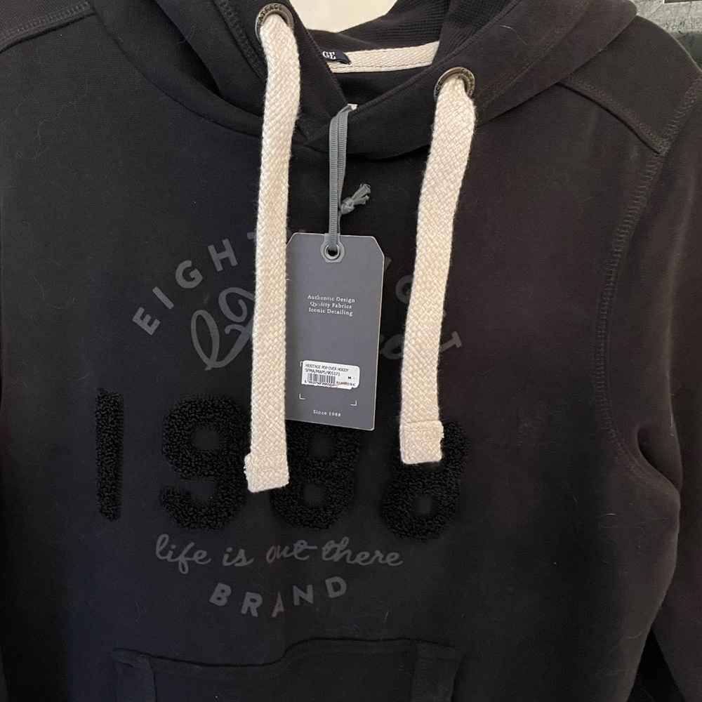 FATFACE UNITED KINGDOM MENS HOODIE size medium, navy blue